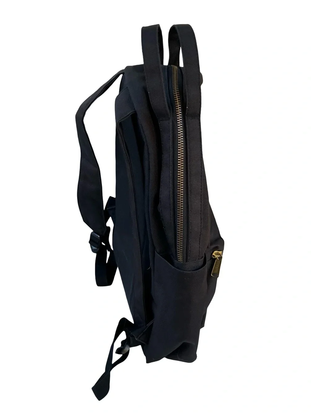 Herschel Supply Co Nova Mini Backpack Black Canvas Dual Carry Handles Bag Logo